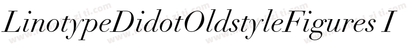 LinotypeDidotOldstyleFigures Ita字体转换